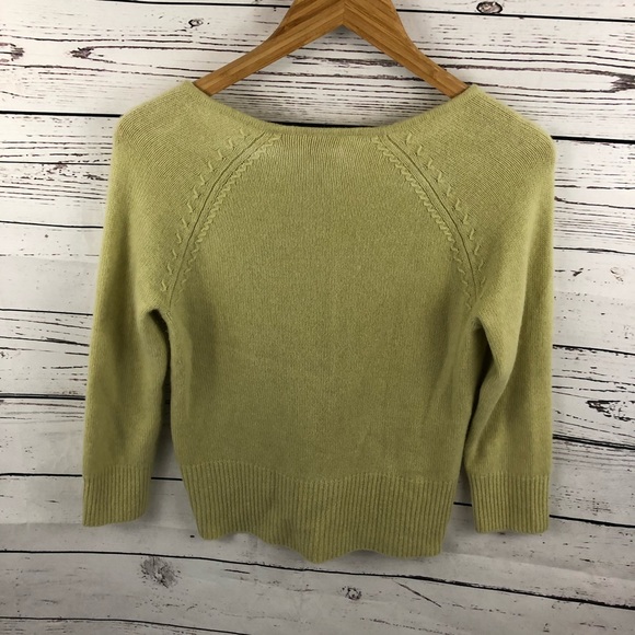 Olivia & Grace Cashmere Soft Warm Green Sweater M - Picture 2 of 4